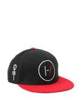 Twenty One Pilots Logo & Skeleton Clique Key Snapback Hat, , hi-res
