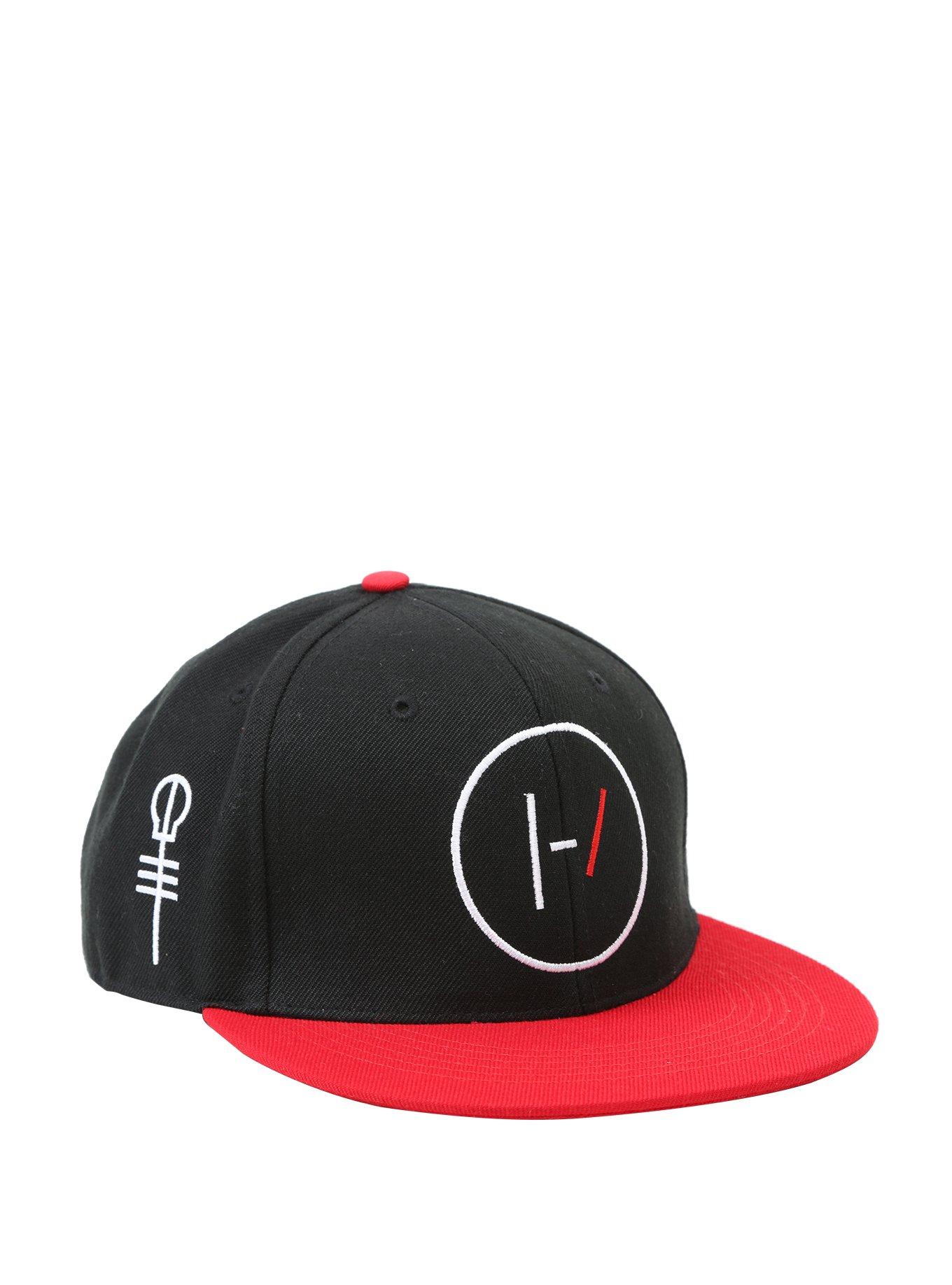 Twenty One Pilots Logo & Skeleton Clique Key Snapback Hat, , hi-res