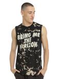 Bring Me The Horizon Bleach Wash Muscle T-Shirt, BLACK, hi-res