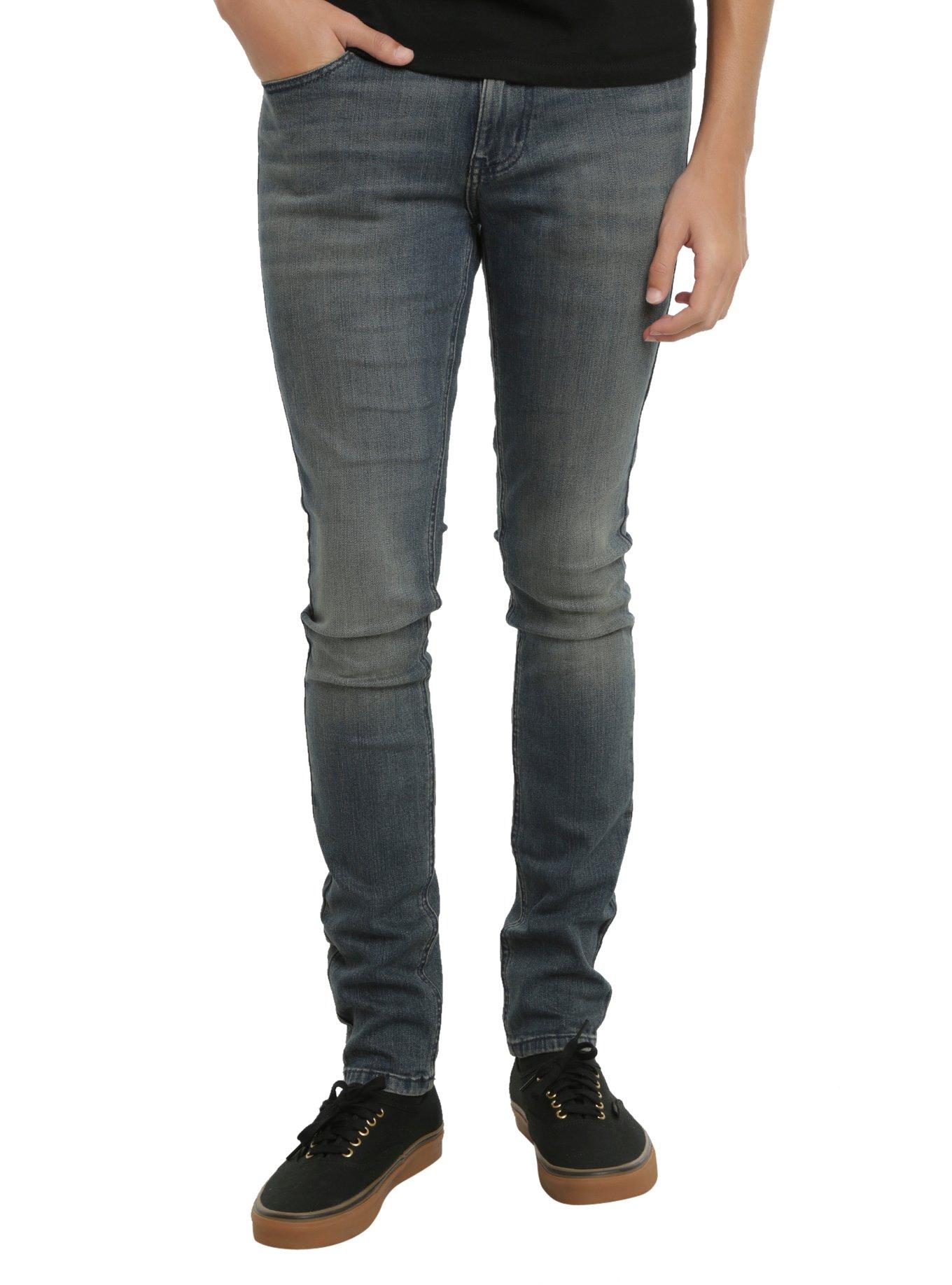 XXX RUDE 30" Inseam Indigo Super Skinny Jeans, , hi-res