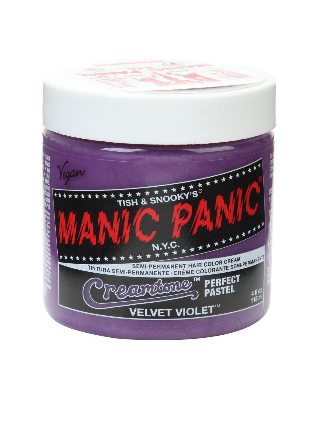 Manic Panic Velvet Violet Cream Tone Hair Dye, , hi-res