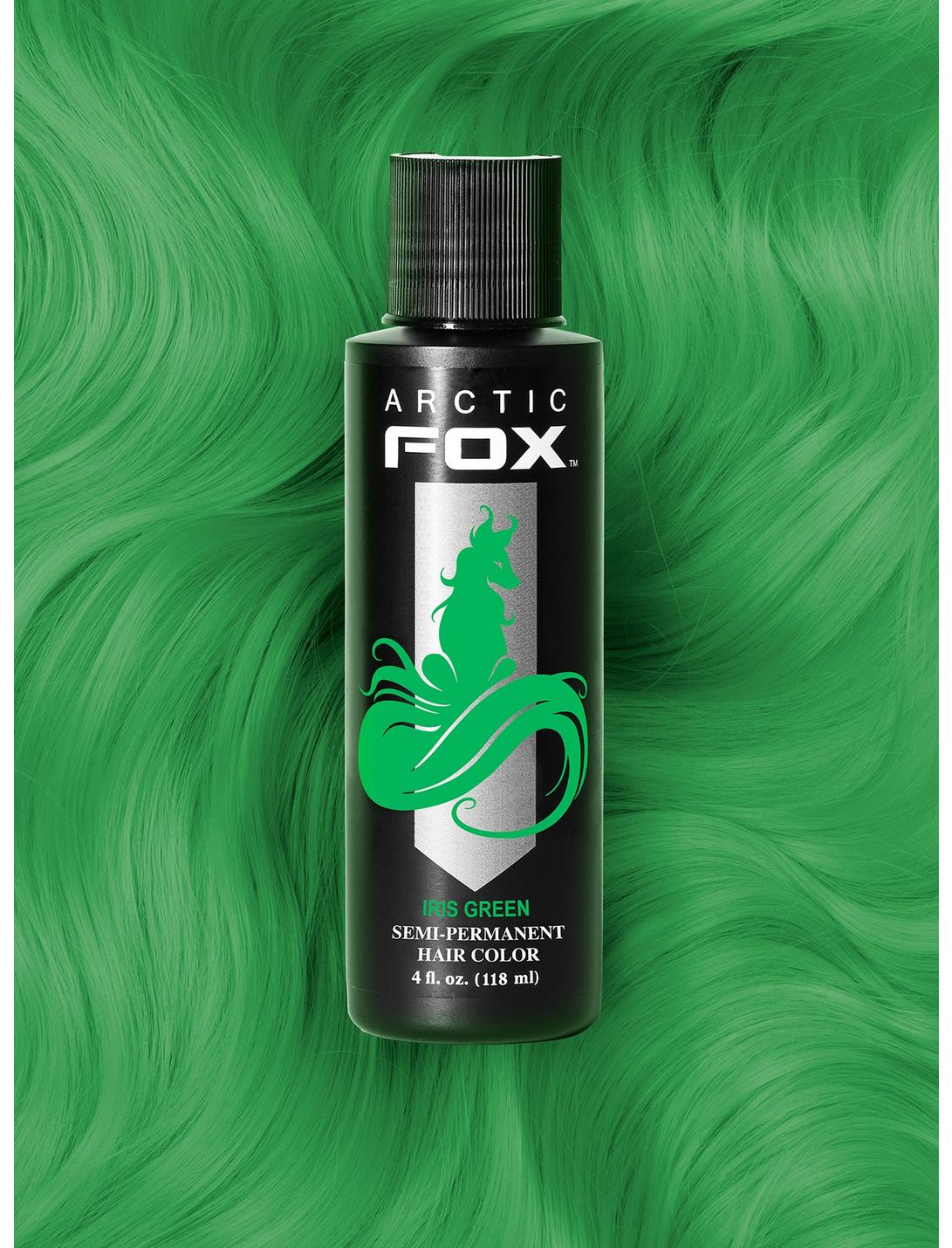 Arctic Fox Semi-Permanent Iris Green Hair Dye, , hi-res