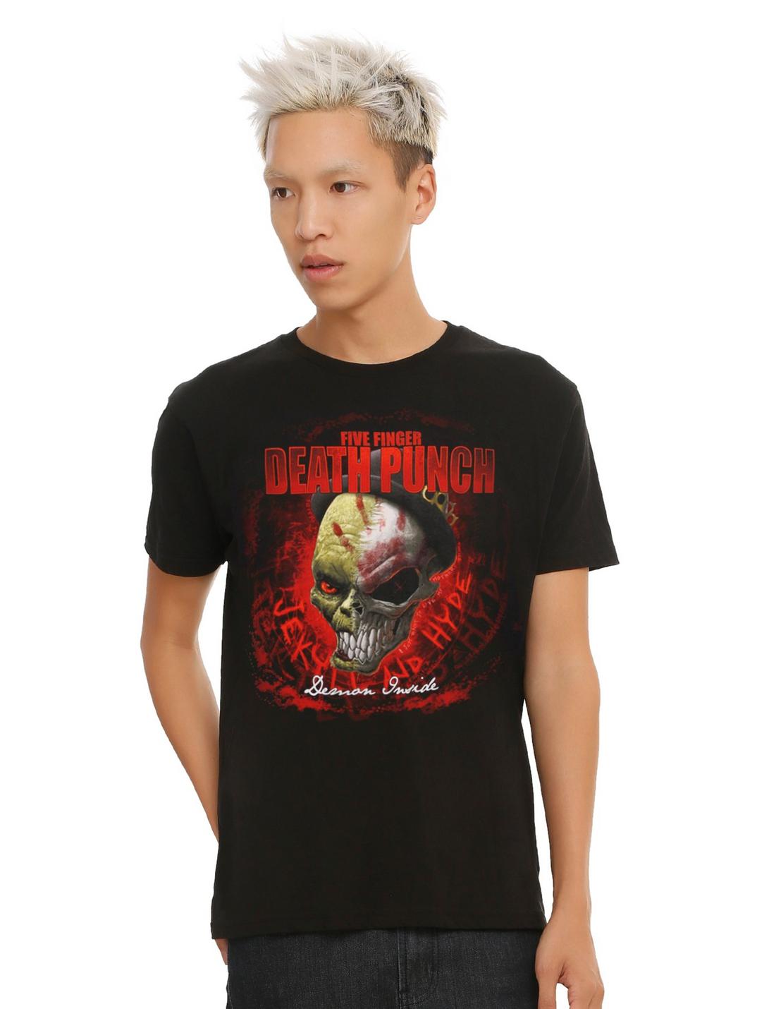 Five Finger Death Punch Demon Inside T-Shirt, BLACK, hi-res
