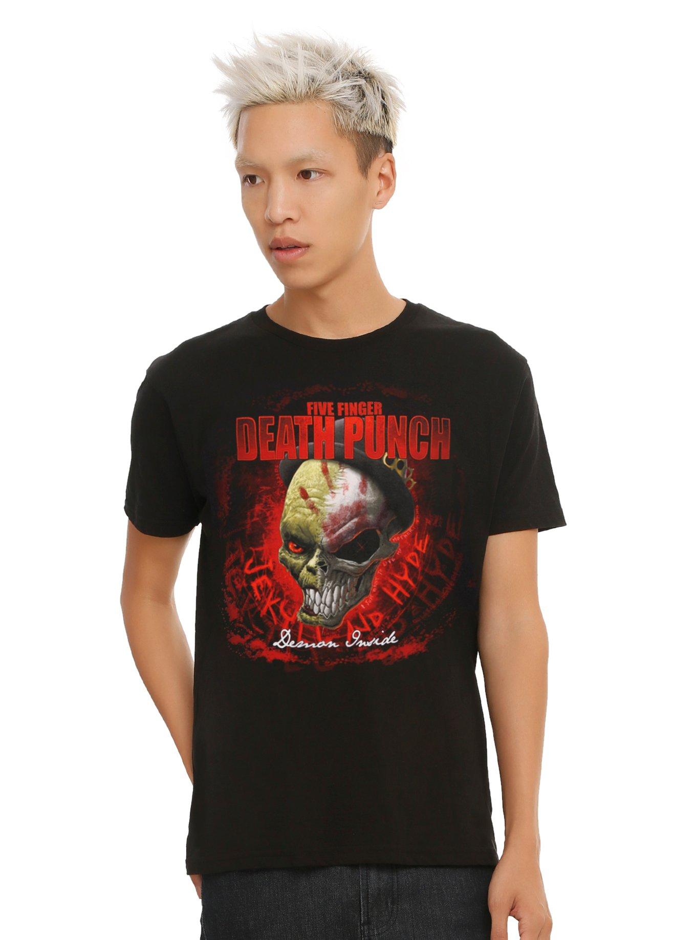 Five Finger Death Punch Demon Inside T-Shirt, BLACK, hi-res