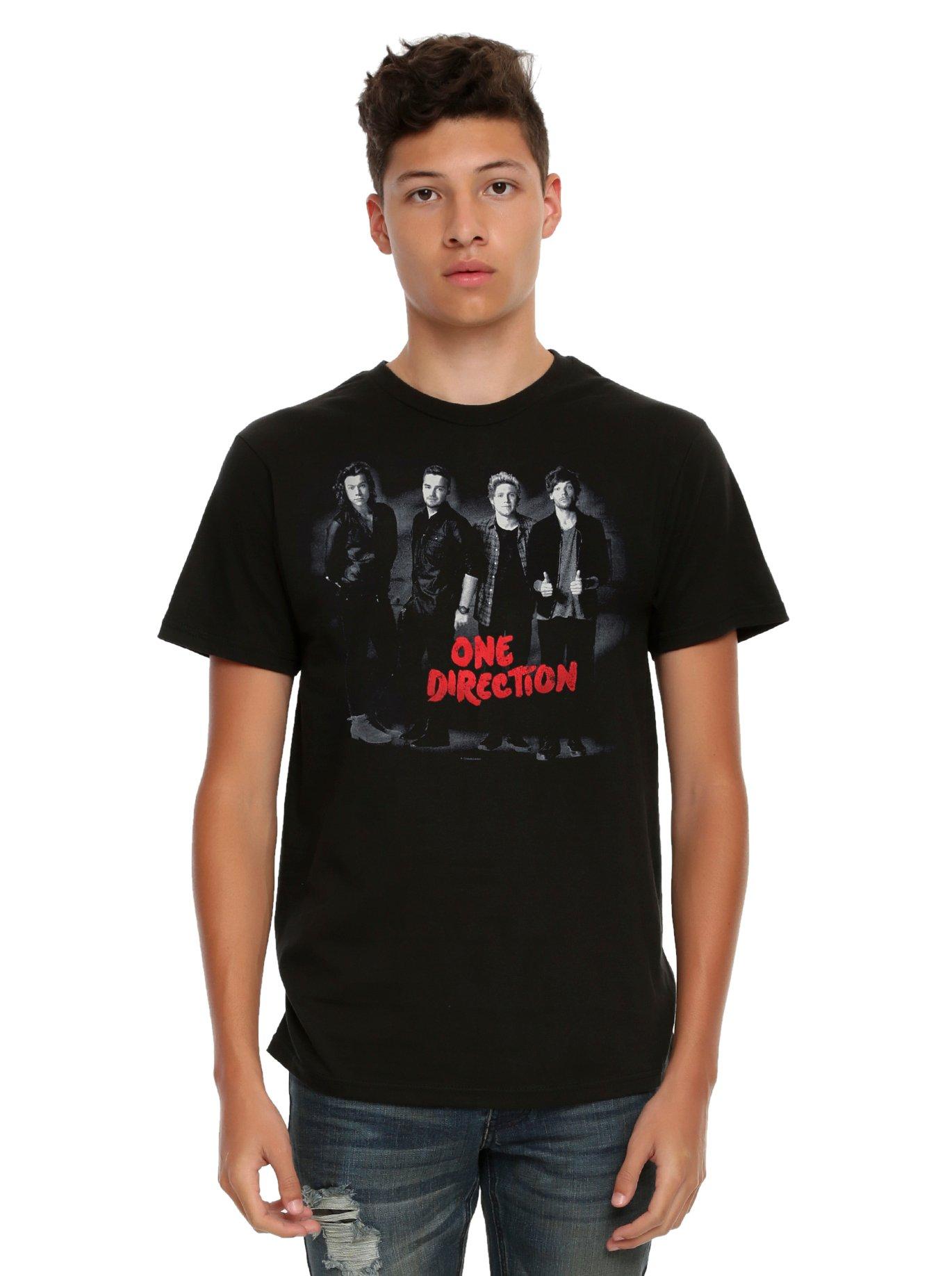 One Direction Group Photo T-Shirt, BLACK, hi-res