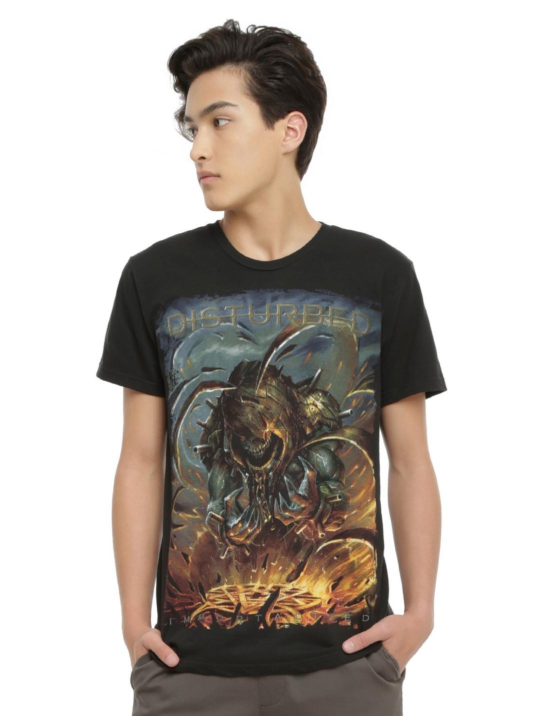 Disturbed Immortalized T-Shirt, BLACK, hi-res