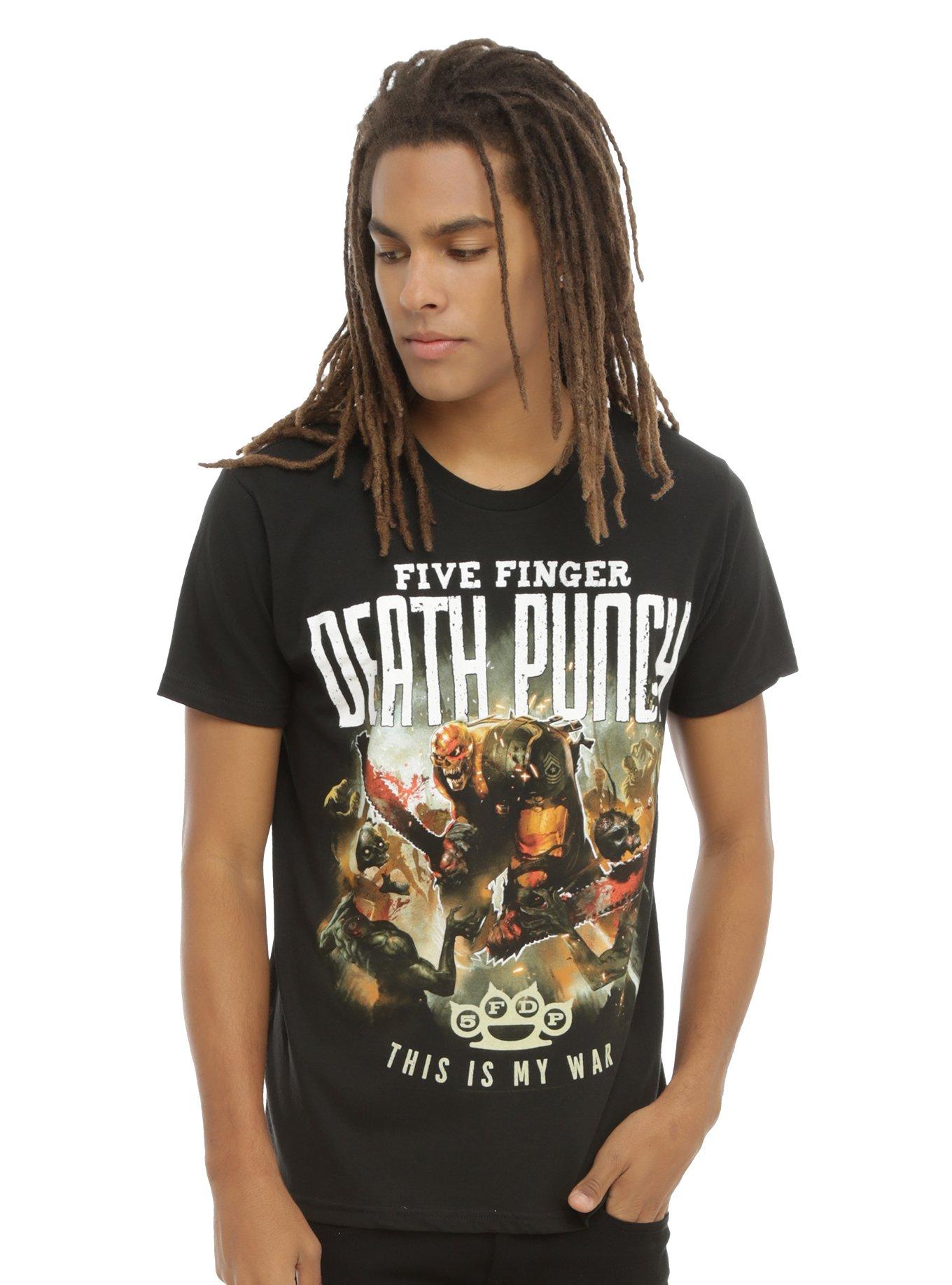 Five Finger Death Punch This Is My War T-Shirt, BLACK, hi-res