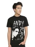 Andy Black Profile T-Shirt, BLACK, hi-res
