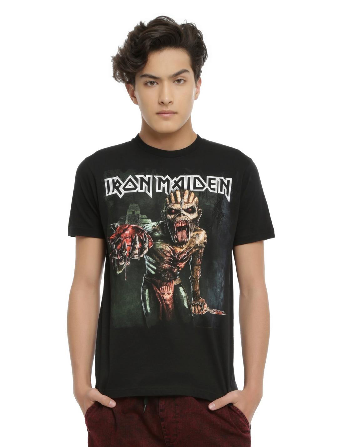 Iron Maiden Book Of Souls Tour T-Shirt, BLACK, hi-res