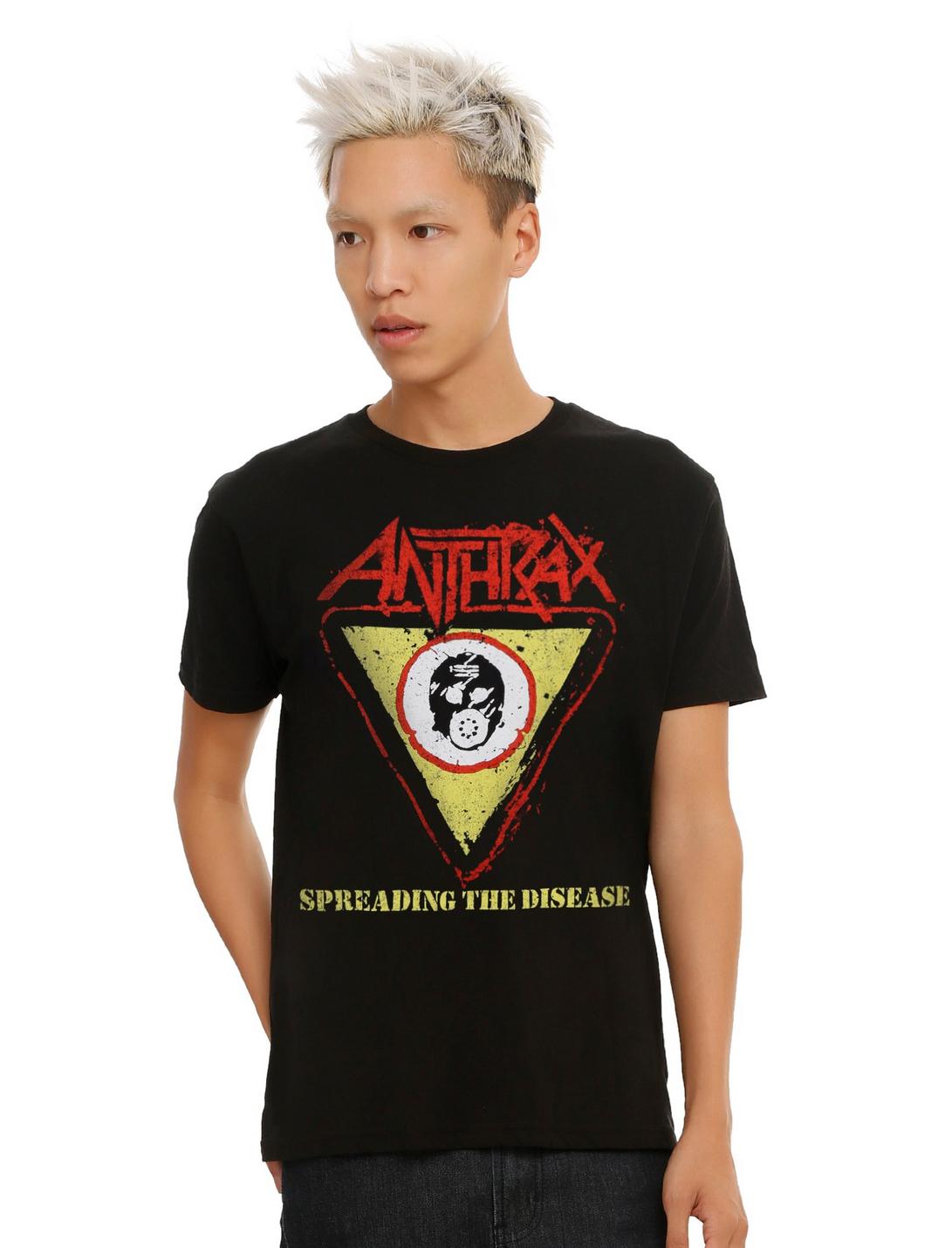 Anthrax Spreading The Disease T-Shirt, BLACK, hi-res