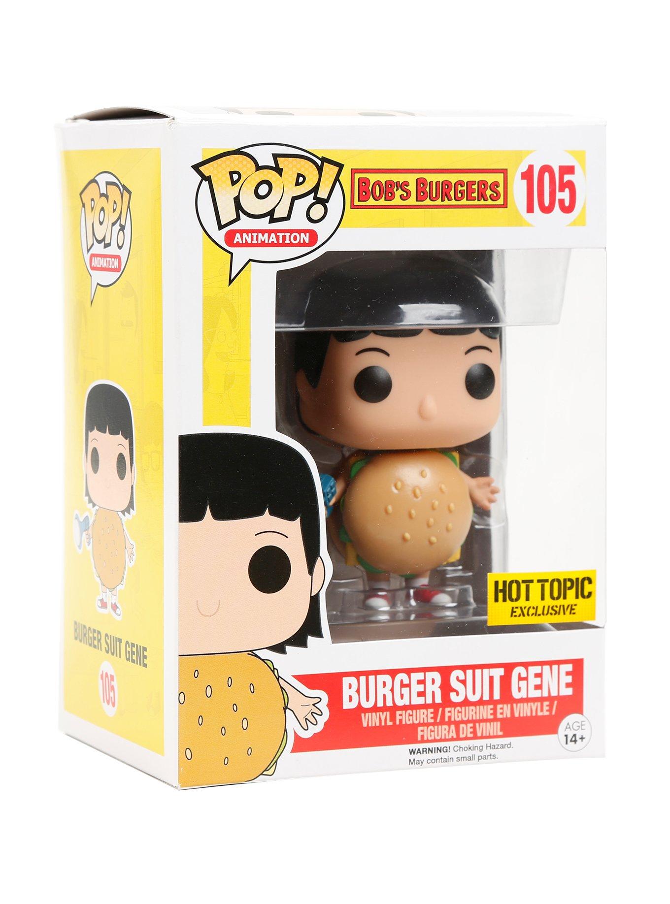 Funko Bob's Burgers Pop! Animation Burger Suit Gene Vinyl Figure Hot Topic Exclusive, , hi-res