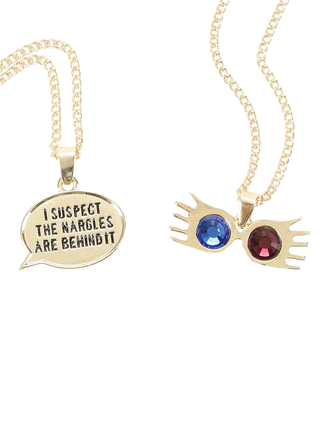 Harry Potter Luna Lovegood Spectrespecs Necklace Set, , hi-res