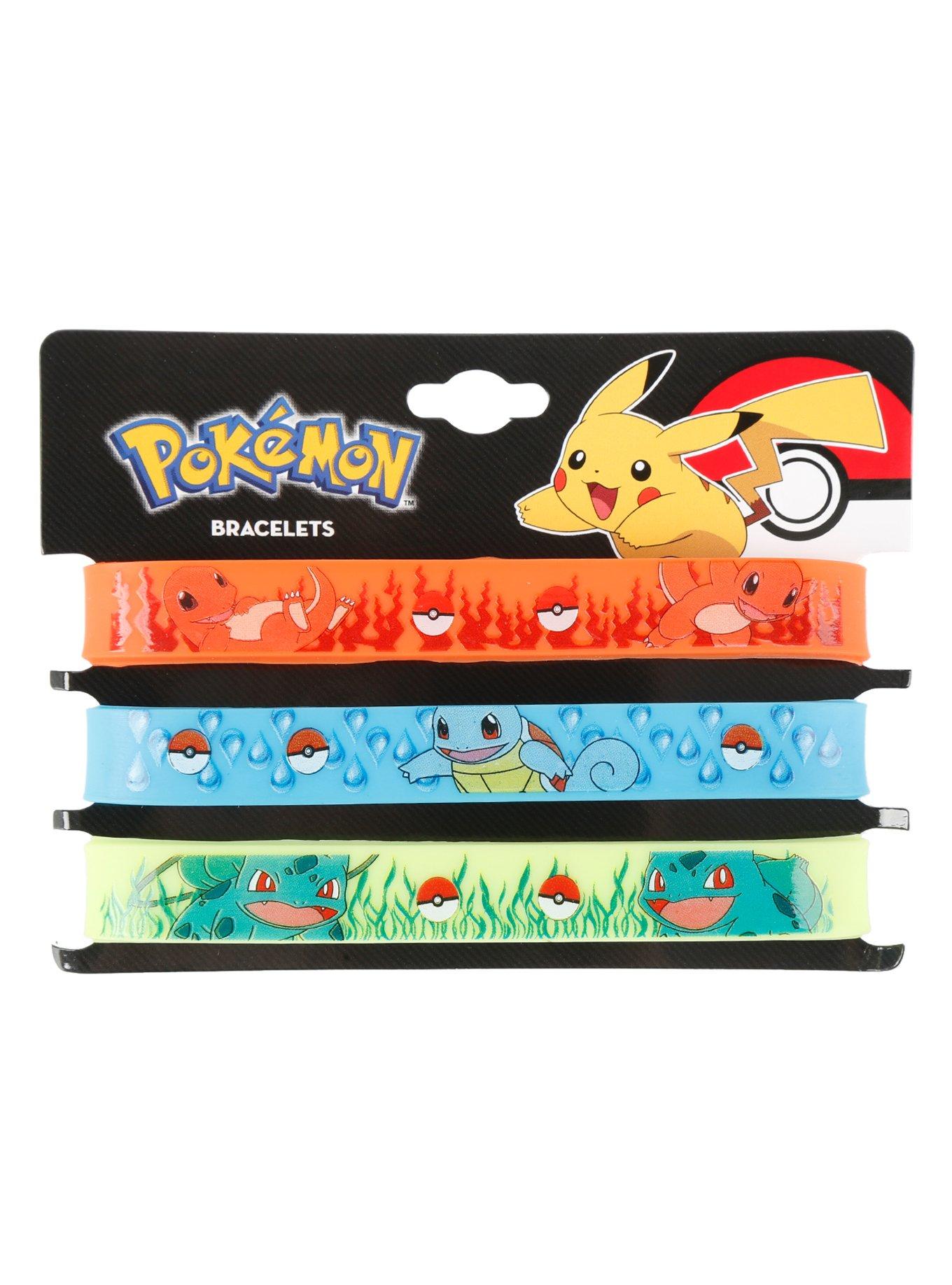 Pokemon Starters Rubber Bracelet Set, , hi-res