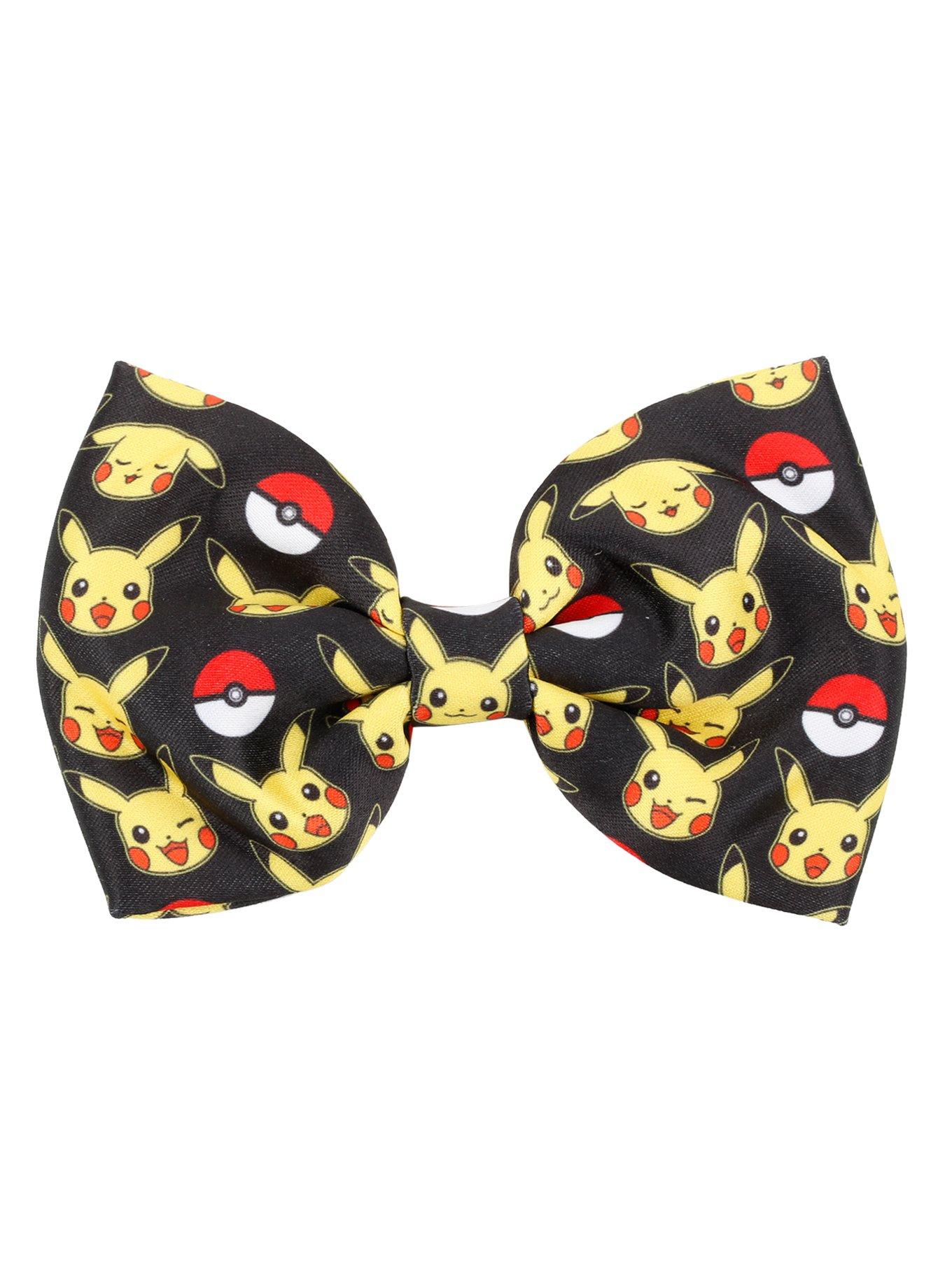 Pokemon Pikachu & Poke Ball Hair Bow, , hi-res