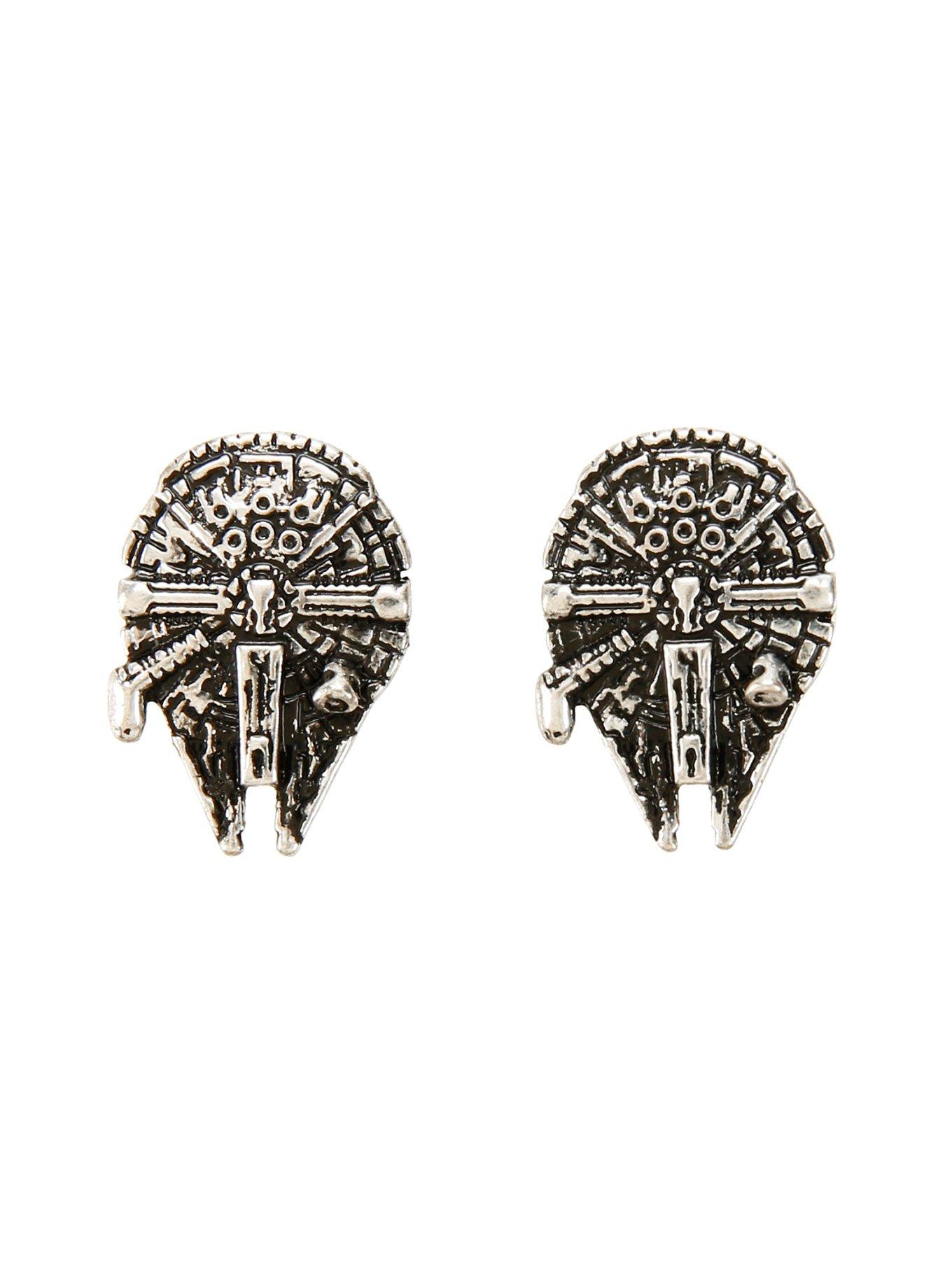 Star Wars Millennium Falcon Stud Earrings, , hi-res