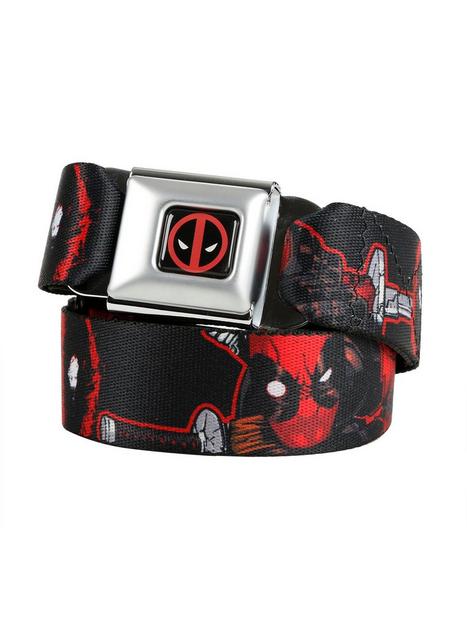 Marvel Deadpool Paint Seat Belt Belt | Hot Topic