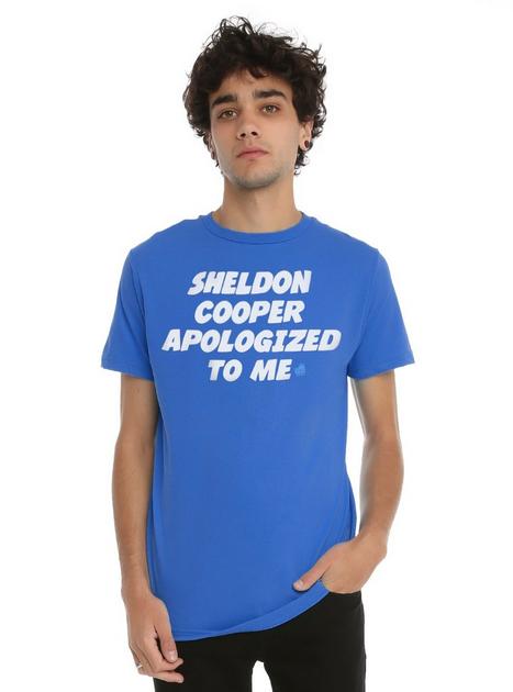 The Big Bang Theory Sheldon Apologized To Me T-Shirt Hot Topic