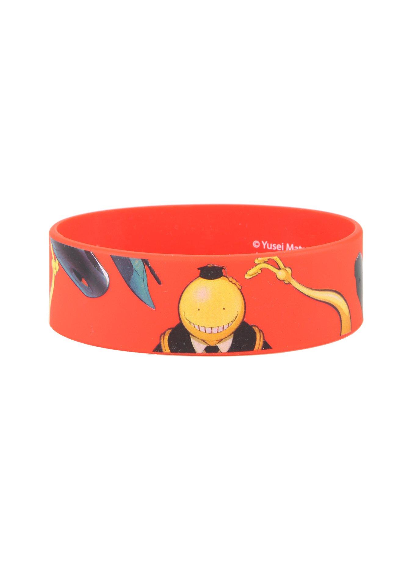 Assassination Classroom Korosensei Weapons Rubber Bracelet, , hi-res