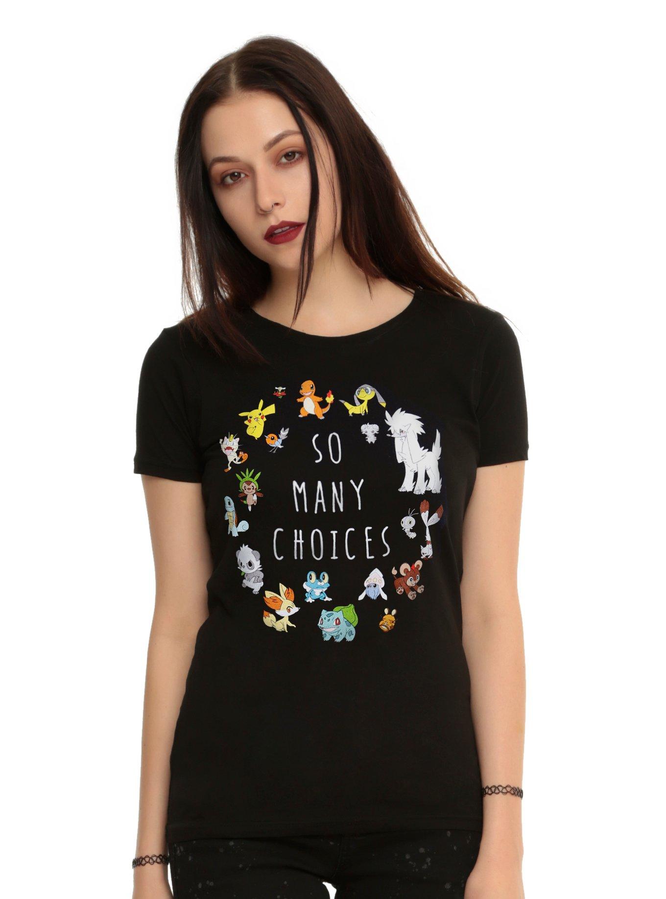 Pokemon So Many Choices Girls T-Shirt | Hot Topic