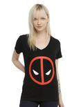 Marvel Deadpool Logo Girls T-Shirt, BLACK, hi-res