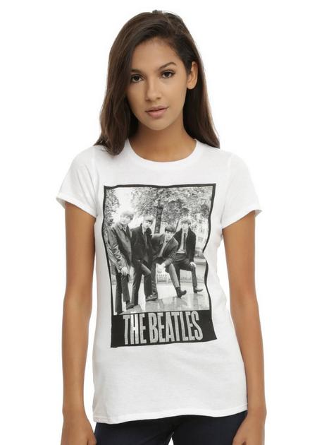 The Beatles Park Photo Girls T-Shirt | Hot Topic