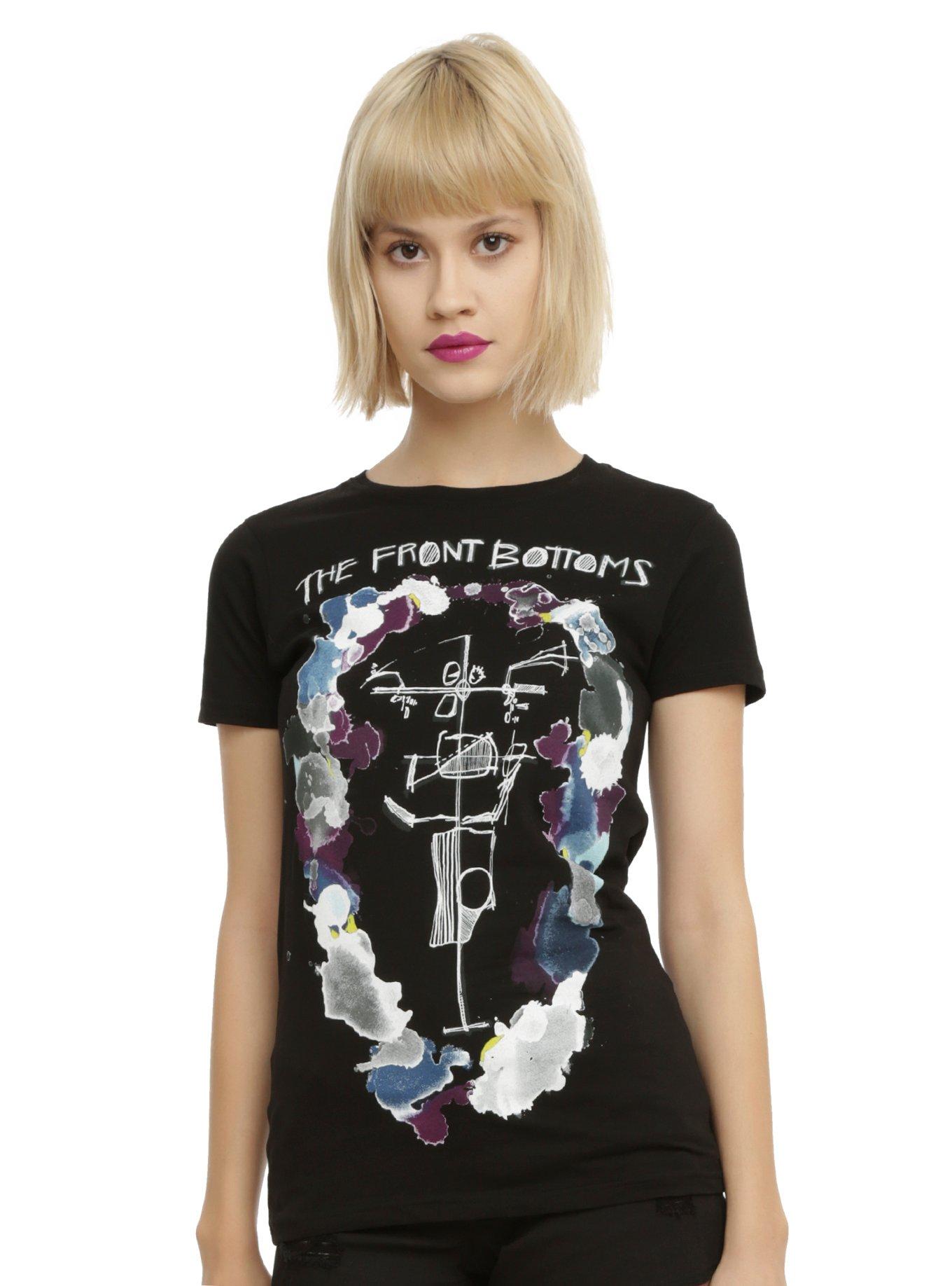 The Front Bottoms Back On Top Girls T-Shirt, BLACK, hi-res