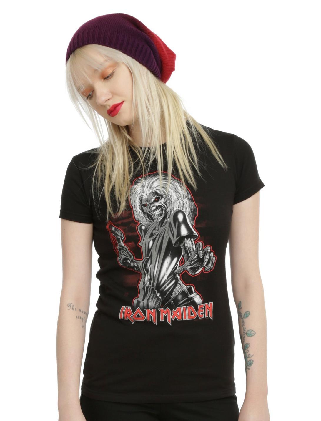Iron Maiden Killers Eddie Girls T-Shirt, , hi-res