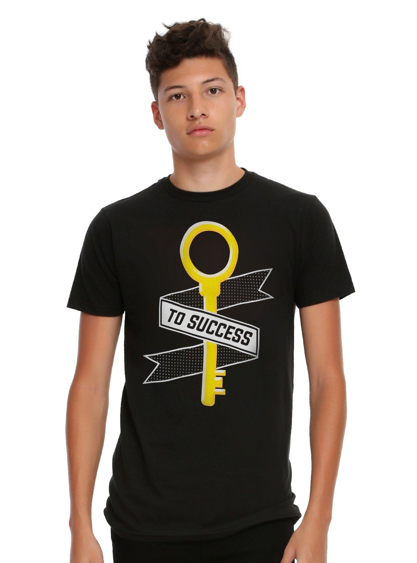 Key To Success T-Shirt, BLACK, hi-res