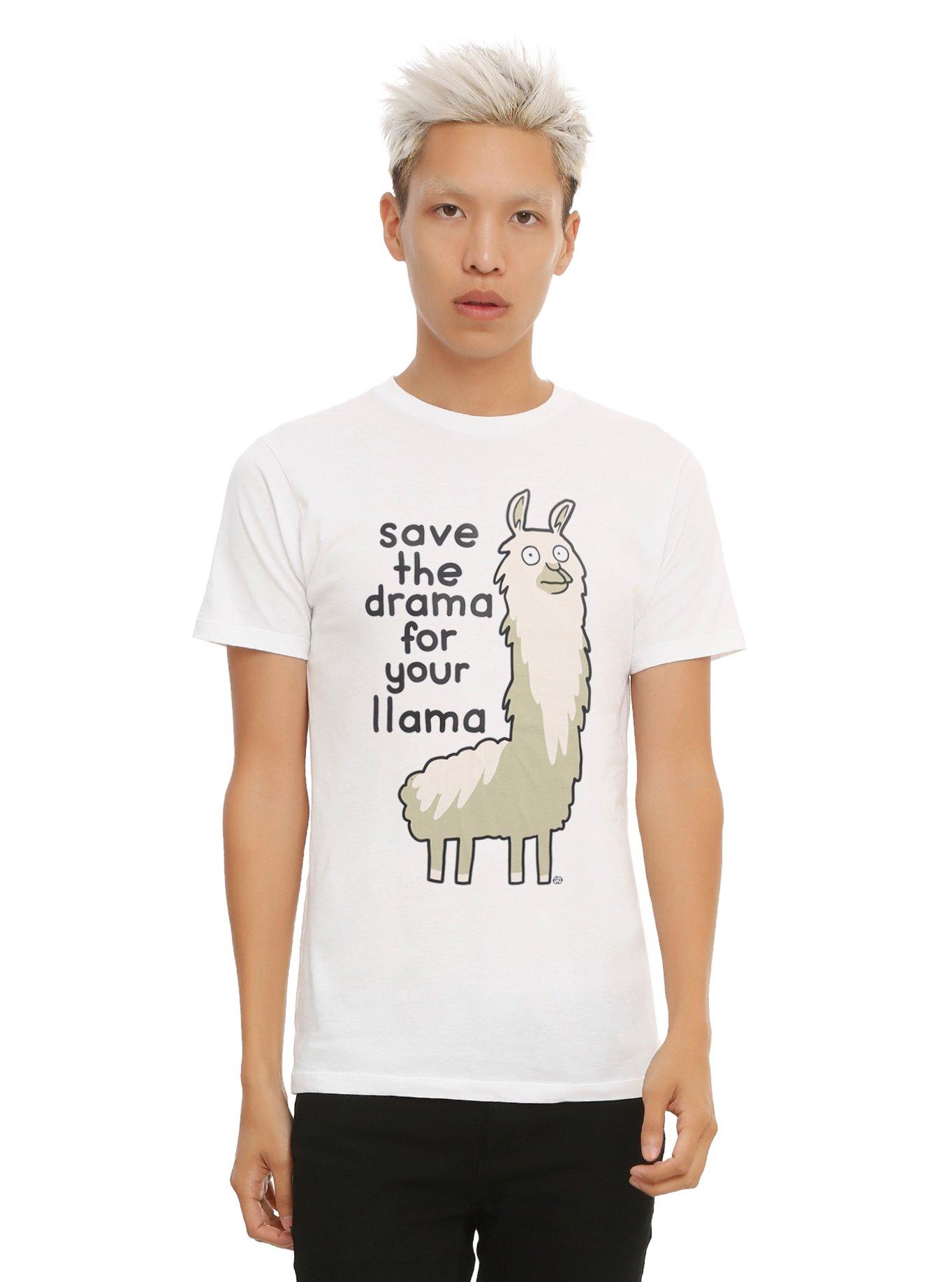 Save The Drama T-Shirt, WHITE, hi-res