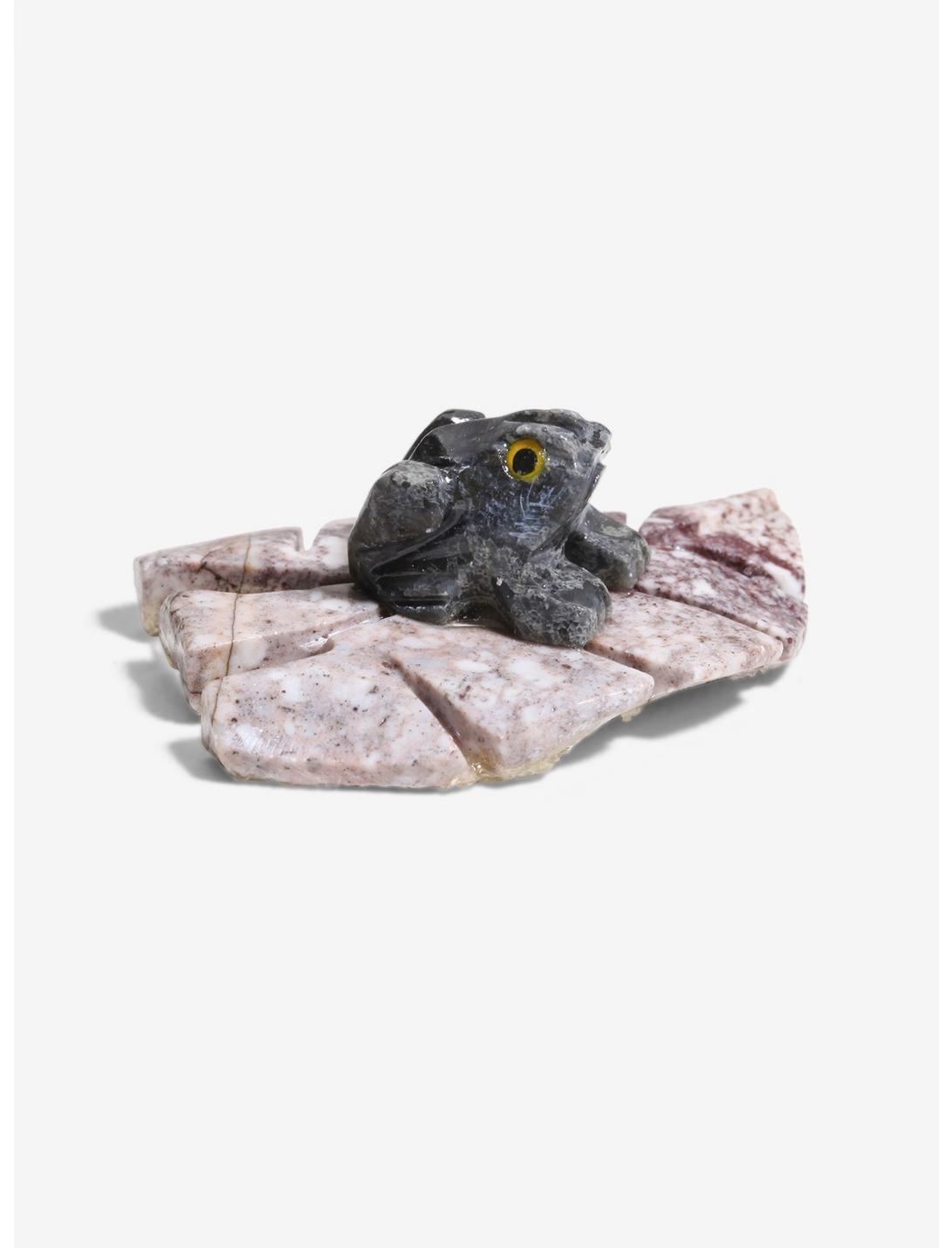 Spirit Animal Frog Soapstone Figure, , hi-res