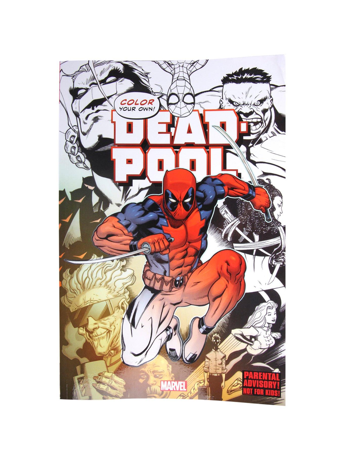 Marvel Deadpool Coloring Book, , hi-res
