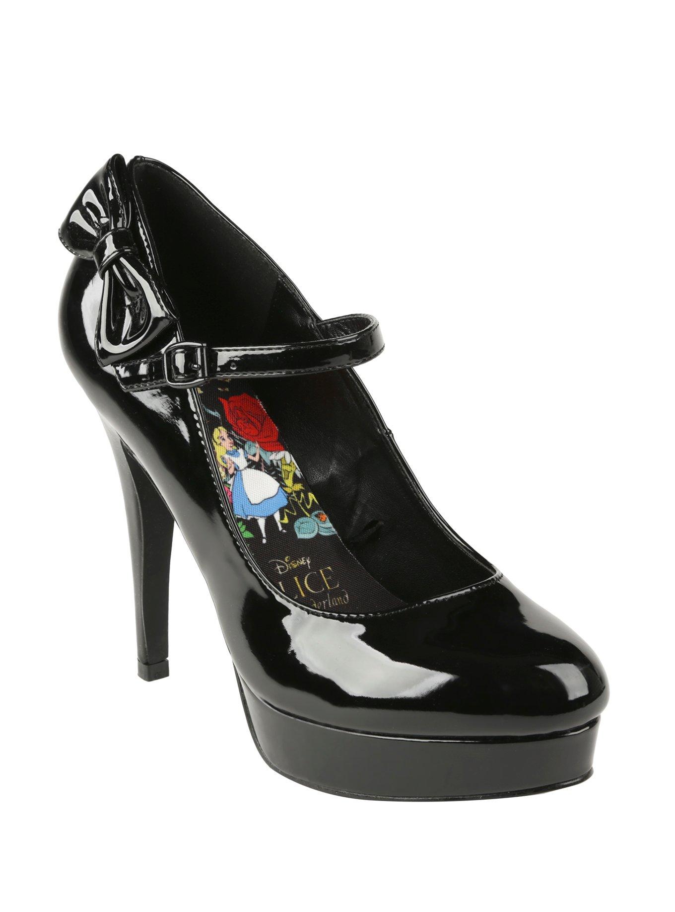 ALICE black patent leather Mary Janes pumps