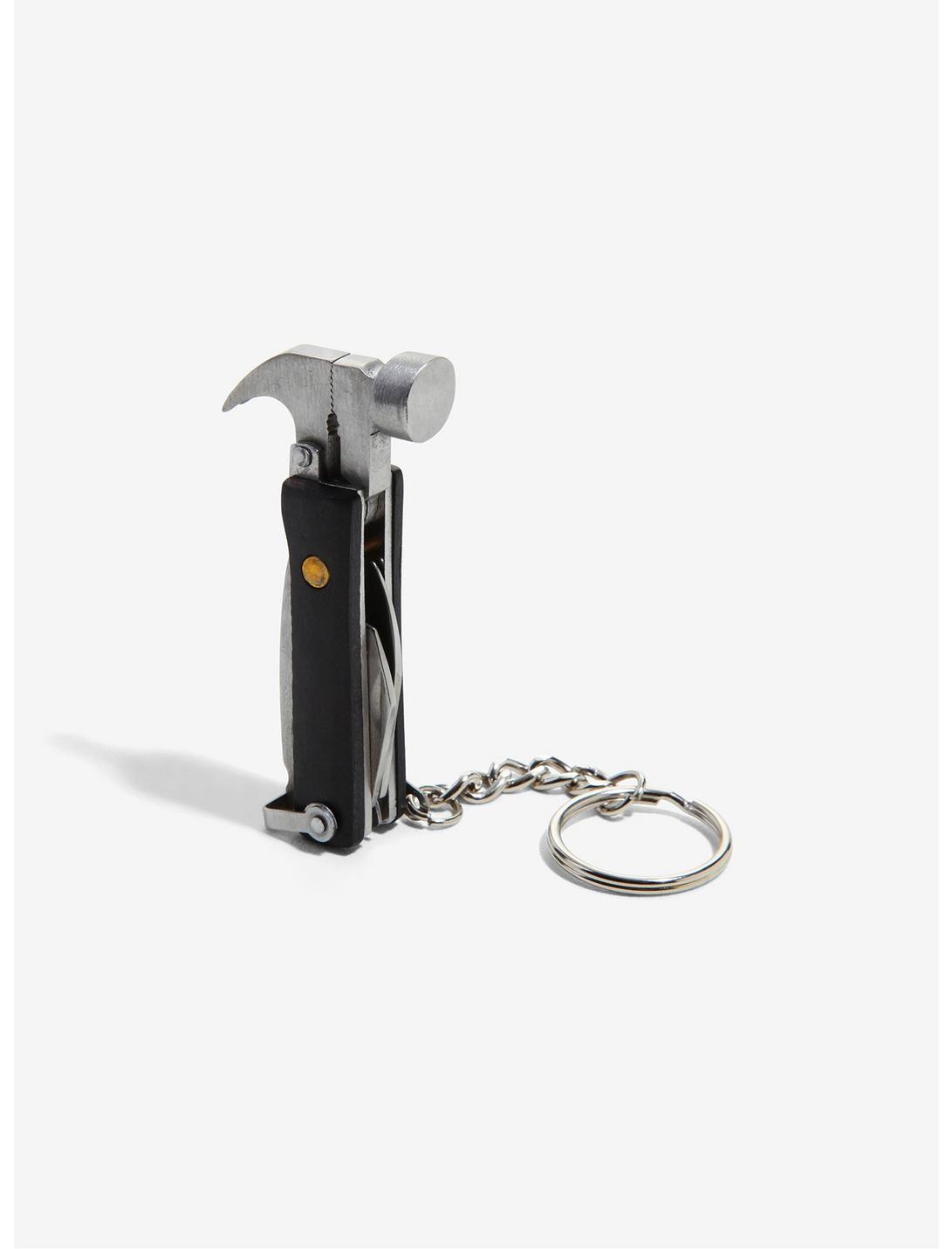 Wood Mini Hammer Multi-Tool Keychain, , hi-res