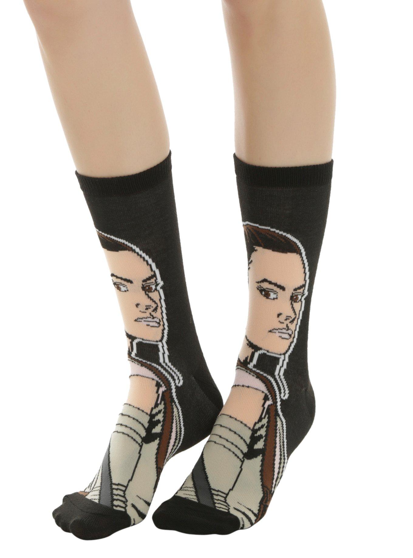 Star Wars: The Force Awakens Rey Crew Socks, , hi-res