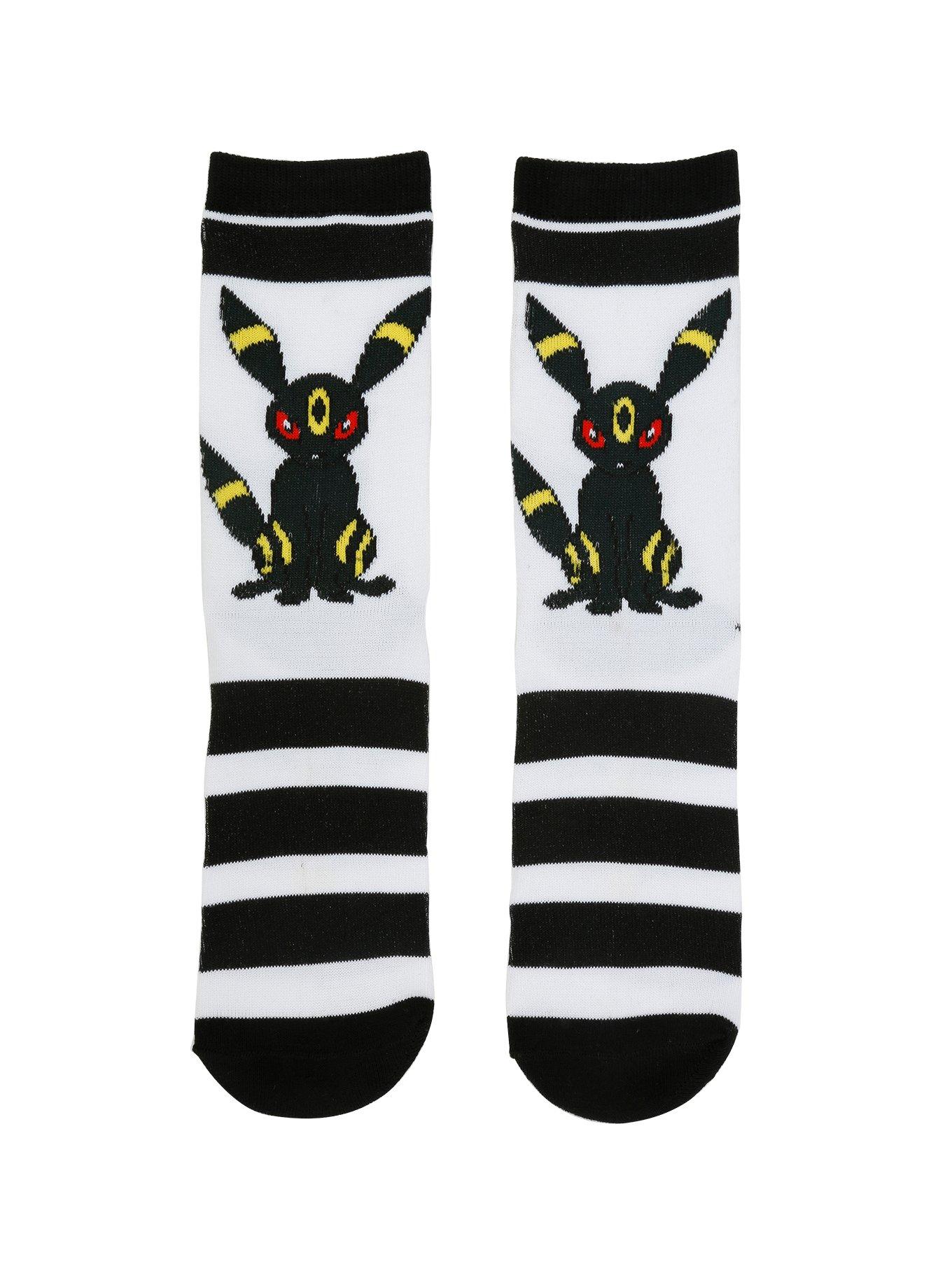 Pokemon Eevee Evolutions Umbreon Crew Socks, , hi-res