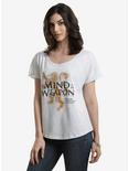 Game Of Thrones Mind Is My Weapon Womens Tee, WHITE, hi-res