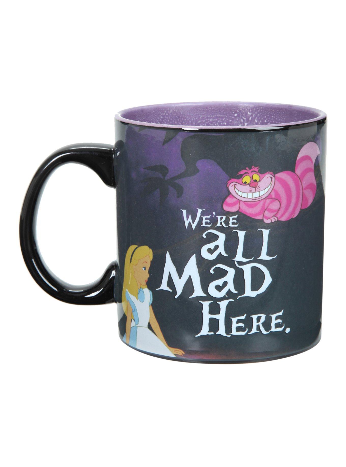 Disney Alice In Wonderland We're All Mad Here Heat Reveal Mug, , hi-res