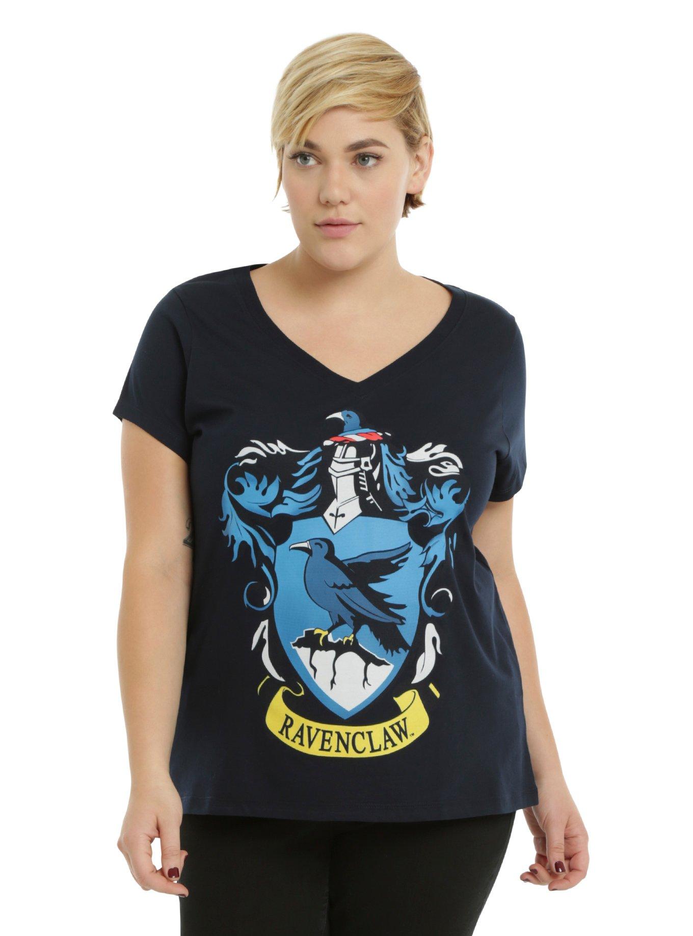 Harry Potter Ravenclaw Crest Girls T-Shirt Plus Size, BLUE, hi-res