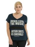 Supernatural Driver Picks The Music Girls T-Shirt Plus Size, BLUE, hi-res