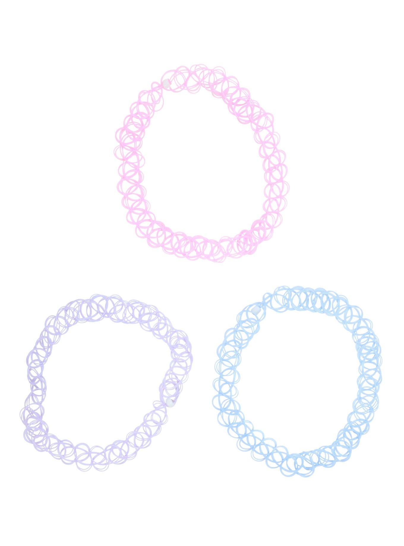 Pastel Tattoo Choker Set, , hi-res