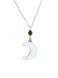 Blackheart Burgundy Suede Choker & Moon Layered Necklace, , hi-res
