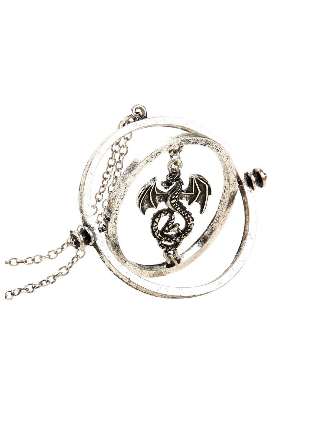 Blackheart Dragon Time Turner Necklace, , hi-res