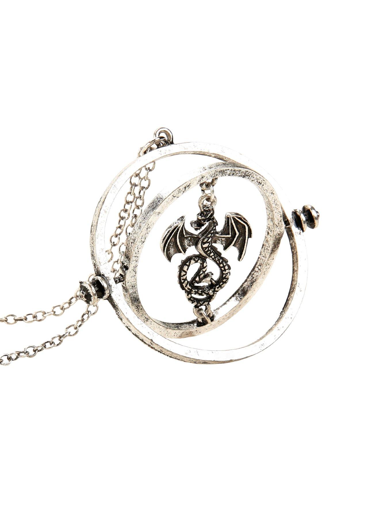 Blackheart Dragon Time Turner Necklace, , hi-res