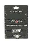 Blackheart Black Is My Happy Place Cord Bracelet Set, , hi-res