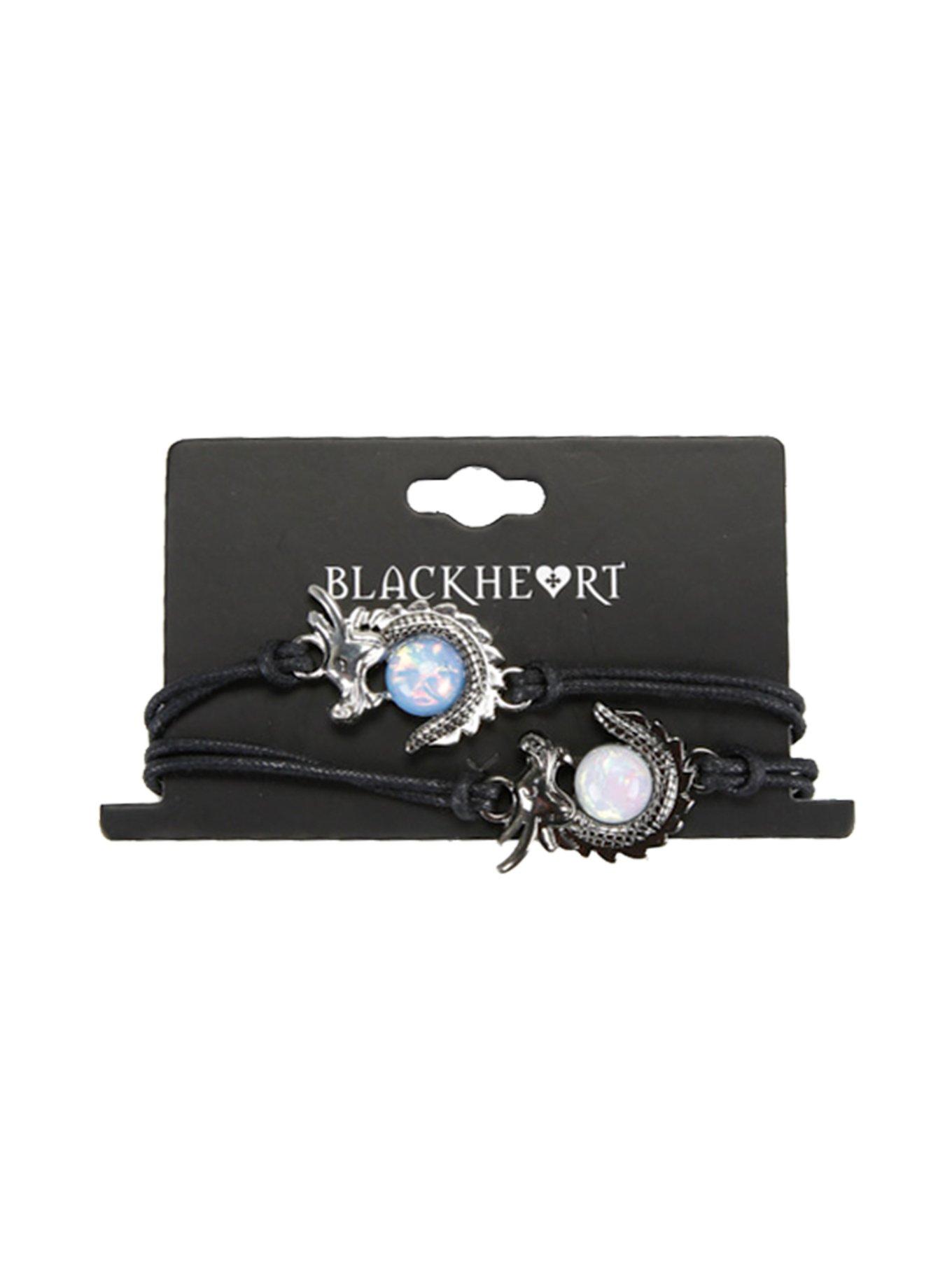 White & Blue Opal Dragon Bestie Bracelet Set, , hi-res