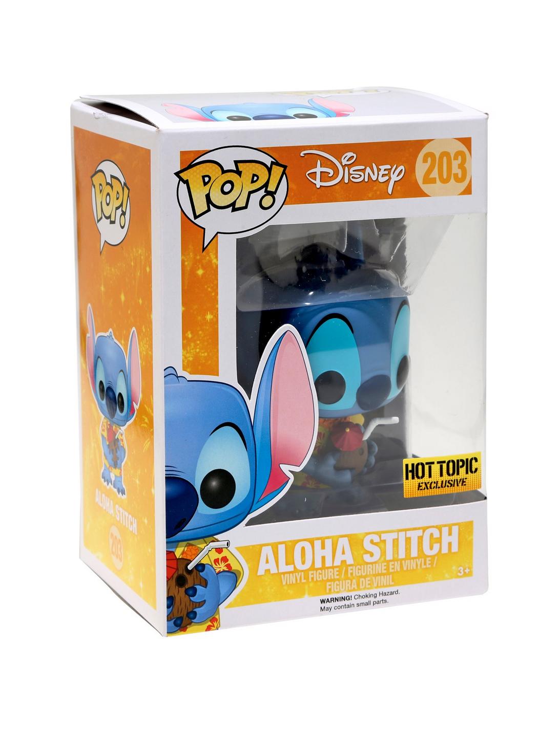 Funko Disney Lilo & Stitch Pop! Aloha Stitch Vinyl Figure Hot Topic Exclusive, , hi-res