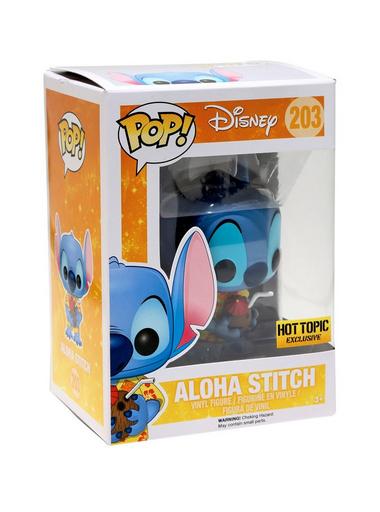 Funko Disney Lilo & Stitch Pop! Aloha Stitch Vinyl Figure Hot Topic  Exclusive