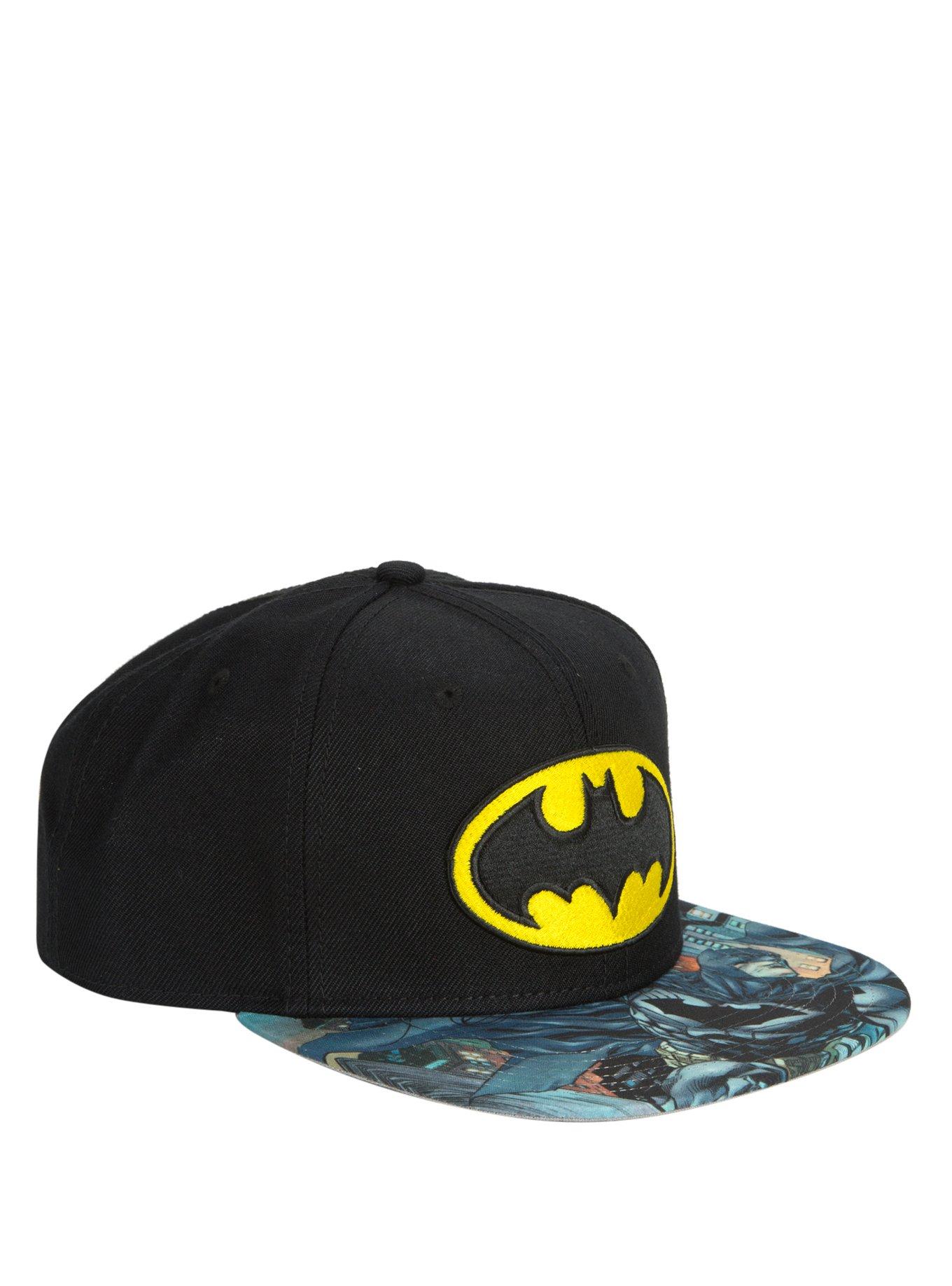 DC Comics Batman Logo Sublimation Bill Snapback Hat | Hot Topic