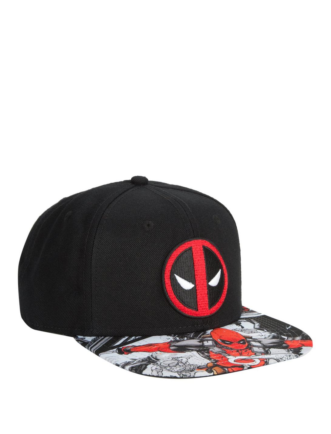 Marvel Deadpool Sublimation Bill Snapback Hat, , hi-res