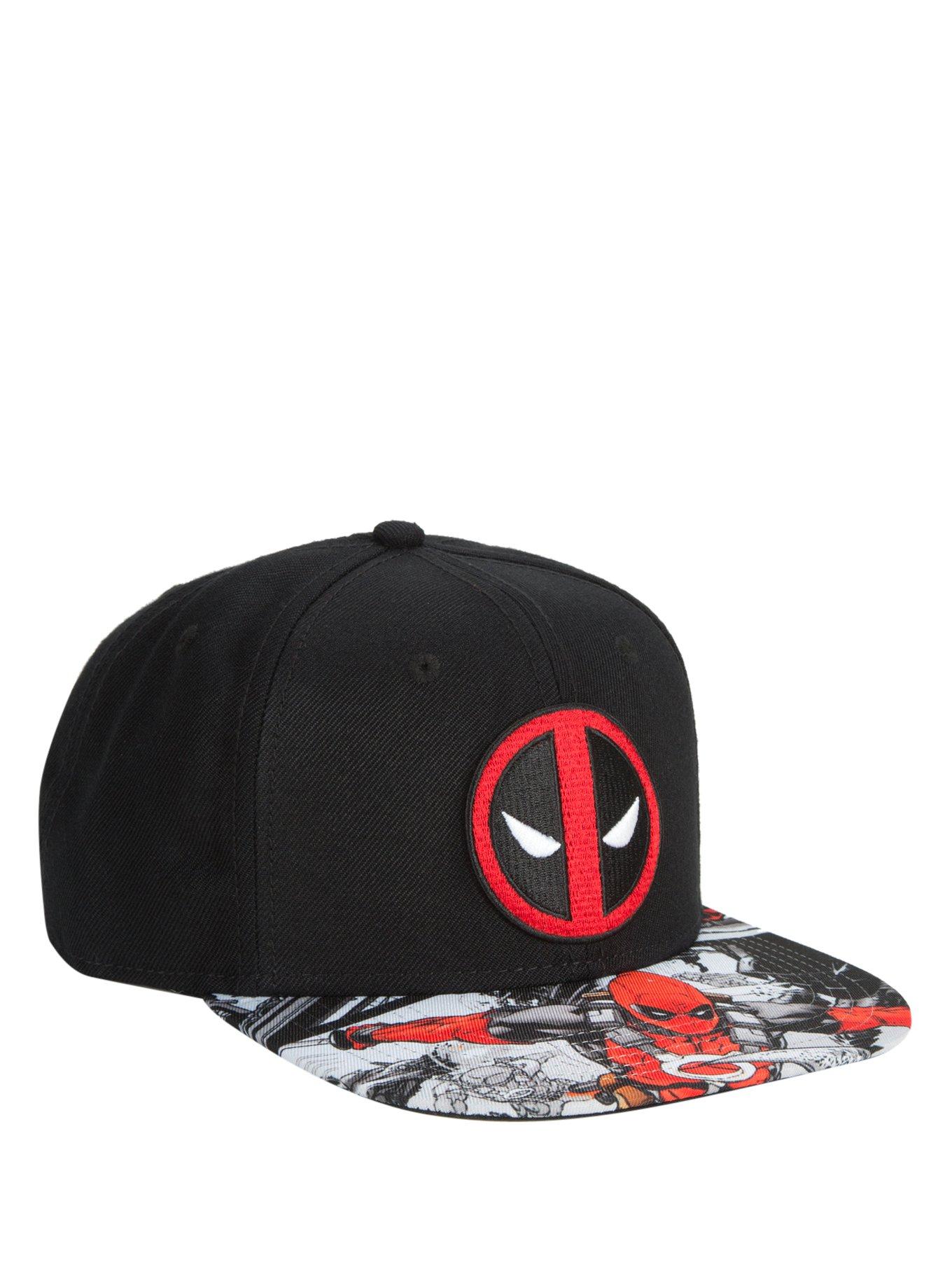 Marvel Deadpool Sublimation Bill Snapback Hat, , hi-res